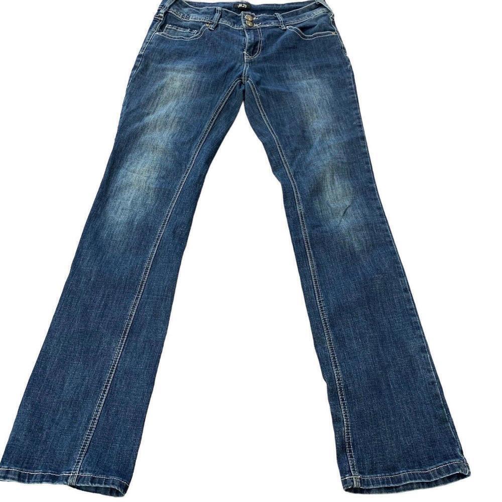 UR 2B Womens Dark Wash Blue Jeans Straight Leg Size 29 Road Runner Appar…​​​​